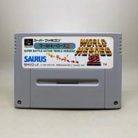 ราคา World Heroes 2 SFC ตลับเกมส์แท้ Nintendo Super Famicom Original Japan Japanese สินค้ามือสอง ใช้งานปกติ (41003718256)
