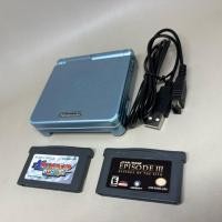 ราคา แท้100 Nintendo GAMEBOY Advance SP Pearl Blue GBA AGS 001 Original Japan เกมบอยแอดวานซ์สีฟ้าไข่มุก เล่นได้ปกติ (29218971594)