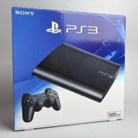 ราคา PS3 PlayStation 3 Super Slim Original Sony 500 GB เครื่องเกมส์ PS3 แท้ เล่นแผ่นแท้ FW 4 84 จอยแท้ เกมแท้ 3 ไฟไทย (28071711238)