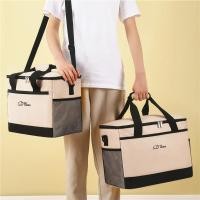 ราคา กระเป๋าเก็บความเย็น 18L 27L 30L กันน้ำ ใส่อาหาร ปิคนิค เก็บร้อนเย็นได้นาน Cooler Bag พกพา (51107285453)