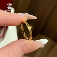ราคา จูบ ไม่จางหายสแตนเลสสีทอง2มิลลิเมตรประกายแหวนบางสําหรับผู้หญิงขนาด5 10แต่งงานวงหมั้นเครื่องประดับคนรักของขวัญทีเอส508 (43827574360)