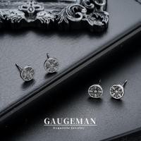 ราคา GAUGEMAN ต่างหู Cross Stud Chrome Heart Design สำหรับผู้ชาย สไตล์Hip Hop Punk ไม่เป็นสนิม (57508006388)
