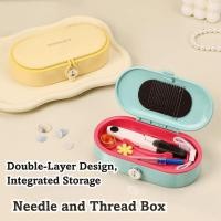 ราคา TOBE1 ชุดเย็บผ้า พร้อมกล่องเย็บผ้า อุปกรณ์เย็บผ้าเครื่องแต่งกาย DIY ชุดเข็มและด้าย แบบพกพามัลติฟังก์ชั่น 16 สีด้ายเย็บชุดด้ายสําหรับเย็บผ้าในครัวเรือน (24447573306)
