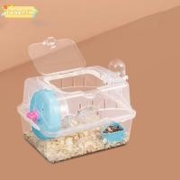 ราคา TOBE1 กรงหิ้วสัตว์เล็ก กรงหนูแฮมสเตอร์ระบายอากาศพื้นที่ขนาดใหญ่สะดวกทนทานที่วางผู้ให้บริการเดินทางบ้านสัตว์เลี้ยงมือถือ (51508396656)