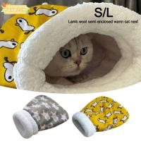 ราคา TOBE1 Cat Cave Bed กระเป๋าการ์ตูนประเภทถุงนอนแมว น่ารักหนา Plush ฤดูหนาว Warm สัตว์เลี้ยง Snuggle กระสอบอุปกรณ์สัตว์เลี้ยง (47907448707)