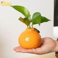 ราคา TOBE1 การจัดดอกไม้แจกันขนาดเล็ก ตกแต่งบ้านแจกัน Hydroponic รูปร่างสีส้ม เซรามิคมัลติฟังก์ชั่น Ins สไตล์กระถางต้นไม้ (55556626980)