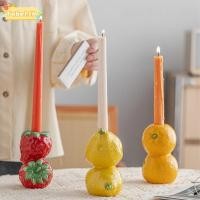 ราคา TOBE1 เชิงเทียนผลไม้ เซรามิคสีส้มมะนาวผลไม้ตุ๊กตาแจกัน สไตล์ที่ไม่ซ้ํากันเครื่องประดับโต๊ะชั้นวางเทียนตกแต่งโต๊ะ (50356866084)