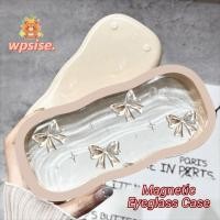 ราคา กล่องเก็บแว่นตาแบบโปร่งใสนุ่มนวล WPSISE ในสไตล์ Kawaii พร้อมโบว์สำหรับแว่นตากันแดดน่ารักๆ เป็นของขวัญหรูหรา (54807153896)