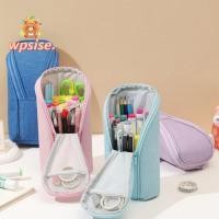 ราคา WPSISE กล่องดินสอ กระเป๋าใส่ปากกานักเรียนผ้าใบความจุขนาดใหญ่ ที่วางโทรศัพท์มือถือแบบตั้งได้ อุปกรณ์การเรียน (53756857750)