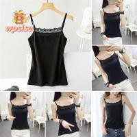 ราคา WPSISE เสื้อกล้ามฤดูร้อน ลูกไม้ Slim Cami Top เสื้อ Casual สปาเก็ตตี้ Camisoles ชุดชั้นในติดตั้งเสื้อสําหรับผู้หญิง (50156852559)