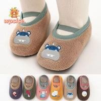 ราคา WPSISE ถุงเท้ารองเท้าแตะเด็กวัยหัดเดิน พื้นยางออกแบบการ์ตูนถุงเท้าเด็ก น่ารักน้ําหนักเบาเบาะอุ่น Anti Skid ทารก Soft Soled รองเท้า First Walker (55608565950)