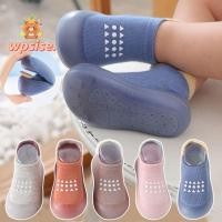 ราคา รองเท้าถุงเท้าเด็ก นุ่ม อบอุ่น พื้นยางลื่น เหมาะสำหรับทารกแรกเกิด (48208301266)
