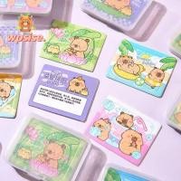 ราคา WPSISE 5 ชิ้น Capybara กระดาษจิ๊กซอว์ปริศนา Mini DIY Capybara ปริศนา สองด้านน่ารักการ์ตูนสัตว์เด็กปริศนาบอร์ดสําหรับเด็กวันเกิด Party (28943324861)