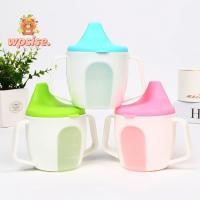 ราคา WPSISE ขวดนมเด็ก แบบพกพา150มล ถ้วยน้ําเด็ก น่ารักที่มีขนาดรั่วซึมพร้อมที่จับถ้วยปากเป็ดทารกใช้ (52608157925)