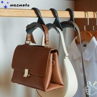 ราคา มาสเมโตะ ชั้นเก็บของแบบแขวน ตู้เสื้อผ้าก้านป้องกันความเสียหายกระเป๋าถือตะขอแขวน มัลติฟังก์ชั่พลาสติกตู้เสื้อผ้าตะขอกระเป๋าตู้เสื้อผ้า (28083811952)