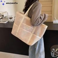 ราคา กระเป๋าชายหาดสำหรับผู้หญิง ขนาดใหญ่ พกพาสะดวก มีตาข่ายสำหรับว่ายน้ำและเก็บเครื่องประทินโฉม (46807676056)