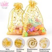 ราคา VOYAGE 50 100pcs เครื่องประดับ Pouches Wrap Organza Drawstring งานแต่งงานโปรดปรานถุงของขวัญ เครื่องประดับ 9 12 ซม 10 15 ซม ต่างหูทองถุงเก็บขนมแต่งงานถุงของขวัญ (46758494147)