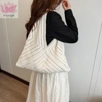 ราคา กระเป๋าสะพายวินเทจcrochet แฮนด์เมดโพลีเอสเตอร์ ขนาดใหญ่ พกพาสะดวก เหมาะสำหรับการเดินทางและการใช้งานในชีวิตประจำวัน (42679721439)