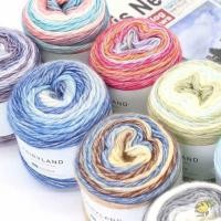 ราคา WXDX TH เส้นด้ายขนสัตว์สีรุ้ง ผ้าฝ้ายทอมือ เส้นด้ายผสมแฟนซี (57006592560)