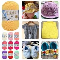 ราคา WXDX TH เส้นด้ายขนสัตว์ ผ้าฝ้าย DIY ถักโครเชต์ ผ้าพันคอทอมือหนา (55258074910)
