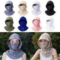 ราคา หมวกกันแดดร่มAdjustable ทำจากผ้าไหมน้ำแข็ง ระบายอากาศดี มีผ้าคลุมไหล่ ป้องกันUV สำหรับกิจกรรมกลางแจ้ง (53808044441)