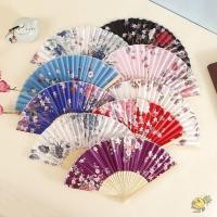 ราคา Wxdx ไทย พัดลมพับ ไม้ไผ่ไม้พับออกแบบพัดลมพับจีน สไตล์วินเทจผ้าไหมเทียมสีชมพูสีผ้าไหมวัสดุพัดลมวินเทจของขวัญให้ (54158272047)