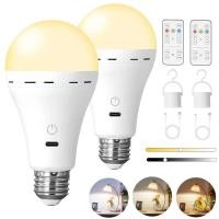 ราคา WXDX TH หลอดไฟ Led USB หลอดไฟแบบชาร์จไฟระยะไกลอัจฉริยะ 3 สี ไร้สายพร้อมหลอดไฟตั้งเวลาหรี่แสงได้ E27 (47453506575)
