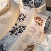 ราคา YUUKII Flower Bloom Series Tape Masking Tapes กาวติดตกแต่ง Vintage Plant Tape สติ๊กเกอร์ญี่ปุ่นลายดอกไม้รูปแบบใบไม้เทปภูมิทัศน์ดอกไม้ (45307465253)