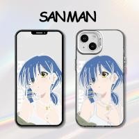 ราคา เคสสีเงินสีสันสดใส Blue Hair Yamada Ryo apple 17promax เคสโทรศัพท์ Air iphone 16 กันกระแทก xr อะนิเมะ 13 14 i15 เคสป้องกัน Apple (55605599473)