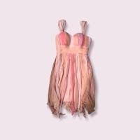 ราคา ชุดเดรสมือสอง สีโทนชมพูโอรสส้ม (11348067787)