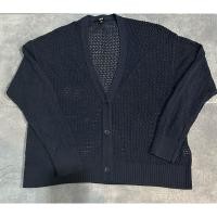 ราคา เสื้อคาร์ดิแกน ผ้าตะข่ายคอวี มือสอง uniqlo (27501605783)