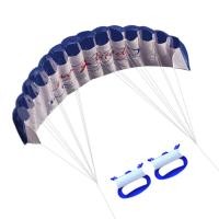 ราคา 1 4m สีสัน Double Flying Line Wing Kite Stunt Power Soft Giant Sports Beach 2026 (51605855362)