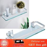 ราคา Moonbase Home Organizer Rack Space ชั้นวางอลูมิเนียมกระจกนิรภัยห้องน้ำสำหรับเครื่องสำอางค์อ่างล้างจาน (46108456123)