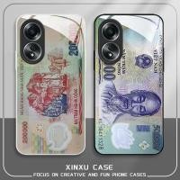 ราคา เคสโทรศัพท์สําหรับ OPPO A58 4G 500000 ดงเวียดนาม 200000 เงิน 100000 การออกแบบธนบัตร (55658118375)