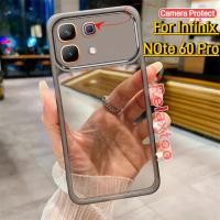 ราคา ปลอกใสสําหรับ Infinix Note 60 Note60 Pro Plus Ultra 60Pro 60Ultra Note60Pro Note60Ultra 5G 4G X6878 X6879 X6877 โปร่งใสนุ่มเคสโทรศัพท์แฟชั่นคู่กันกระแทกกล้อง (48708453108)