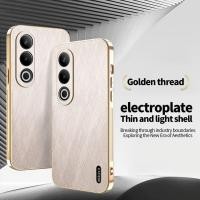 ราคา ปลอกสําหรับ OnePlus Nord CE 5 CE5 Nord5 NordCE5 OnePlusNord5 OnePlusNordCE5 5Gเคสโทรศัพท์Electroplatedขอบกันกระแทกปลอกด้ายไม้ไผ่รูปแบบรอยขีดข่วนป้องกันCov (48157783505)