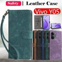 ราคา Vivo Y05 2026 สําหรับ Vivo Y05 Y05s Y11d Y21 Y 05 Y 11d Y 21 VivoY05 VivoY11d พลิกหนังเคสโทรศัพท์กันกระแทกป้องกันกรณีช่องใส่การ์ดกระเป๋าสตางค์วงเล็บปลอกปกหลัง (44758431607)