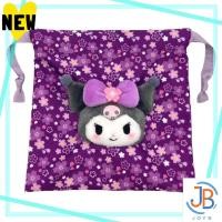 ราคา Direct From Japan NAKAJIMA CORPORATION Sakura Kimono Boa Face Drawstring Cloth Kuromi 191694 24 (26989883540)