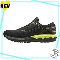 ราคา Direct From Japan Mizuno Running Shoes Wave Sky Rise Black x Black x Yellow 25 5 cm 2E (48850376378)