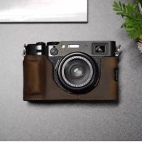 ราคา ใหม่ handwork กล้องของแท้หนัง cowhide กระเป๋ากล่องสําหรับ Fujifilm X100VI X 100VI ป้องกันแขนกล่องฐาน grip (57107581521)