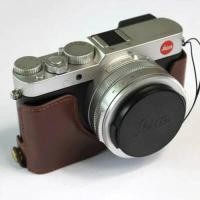 ราคา Luxury handwork กล้องของแท้หนัง cowhide กระเป๋ากล่องสําหรับ Leica DLUX7 TYP109 D LUX7 แขนป้องกัน handle shell (54907595146)