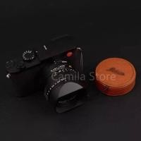 ราคา Manual ฝาครอบเลนส์หนังแท้สําหรับเลนส์กันน้ําฝาครอบเลนส์กล้องสําหรับ leica Q typ116 leica QP Q2 อุปกรณ์เสริมกล้อง (47657611064)