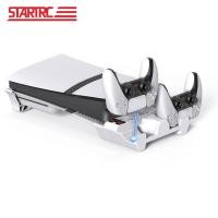 ราคา STARTRC สําหรับ PS5 Pro Slim แนวนอน Cooling Stand เกมคอนโทรลเลอร์ฐานชาร์จสําหรับ PlayStation 5 Pro Slim พัดลมระบายความร้อนขาตั้ง (47207606366)