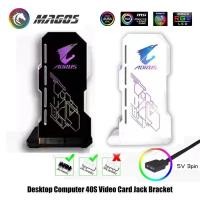 ราคา 4090 GPU ผู้ถือแจ็ครองรับ 40 Series VGA Bracket RGB Flow MSI AORUS ROG TUF Belief อะนิเมะตัวอักษร PC ประกอบ MOD (41179957918)