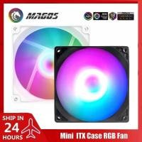 ราคา MetalFish Mini ITX กรณี ARGB พัดลม 8 ซม 9 ซม น้ํา Air Cooling หม้อน้ําพัดลม 8025 9225 Cooler เมนบอร์ด 5V SYNC 4Pin PWM (24348084615)