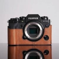ราคา Mrstone สําหรับ Fujifilm X T4 XT4 เคสกล้อง ชุดบอดี้สูทกล้อง เคสป้องกันหนังแท้ กระเป๋ากล้อง (47207606416)