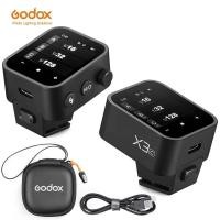 ราคา ในสต็อก Godox X3 TTL HSS 2 4G แฟลชทริกเกอร์ไร้สาย OLED หน้าจอสัมผัสเครื่องส่งสัญญาณ Quick Charge สําหรับ Canon Nikon Sony Fujifilm (44858639734)