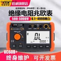 ราคา Victory เครื่องทดสอบความต้านทานฉนวน VC60B เครื่องวัดความเร็วแบบดิจิตอล 500v1000 เครื่องตรวจจับอัจฉริยะช่างไฟฟ้าเครื่องวัดสั่น (54105590650)