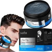 ราคา 100g 3 53oz Mens Powerful Shaping Hair Clay Strong Hold Lasting Shaping Matte Finish จัดแต่งทรงผมธรรมชาติดูไม่มีจาระบี (52258189647)