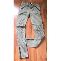 ราคา กางเกงผู้หญิงสีเขียวฟอก Abercrombie Fitch ไซส์00 เอว24 (27463335819)